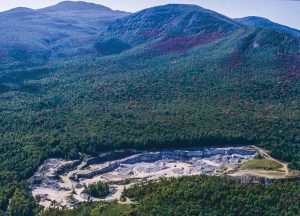 NYCO Minerals' wollastonite mine in Jay. Source: Adirondack Explorer.