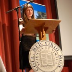 Bille Borden \'09 speaks about her involvement with carbon neutrality at Middlebury