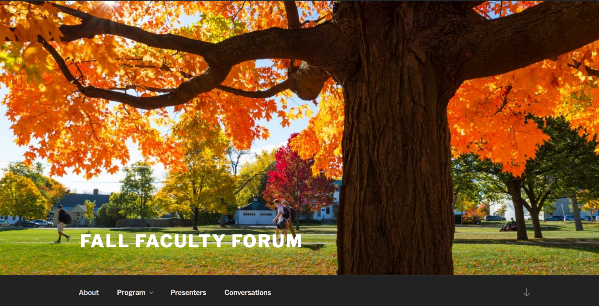 Fall Faculty Forum