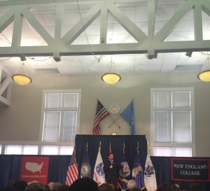 Marco Rubio at New England College for a town hall.
