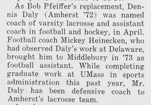 coach dennis daly named replacement