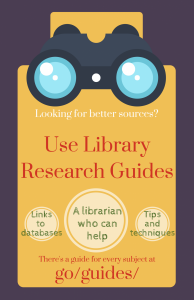 Use Library Research Guides