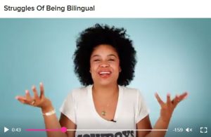 A screenshot taken from a Pero Like video of producer Julissa Calderón who often discusses her Dominican heritage in her work.