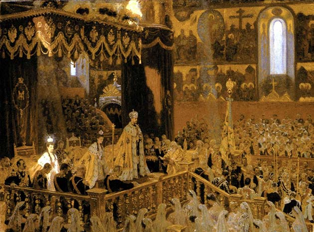 Picture of the Coronation in the Cathedral
