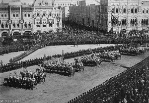 Parade following the Coronation of the Tsar