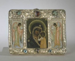 Icon of the Kazan Mother of God, firm of Ivan Khlebnikov