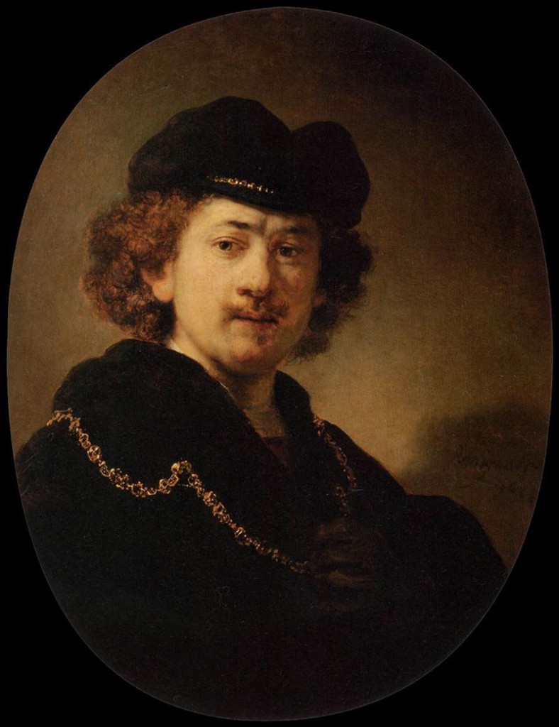 Rembrandt van Rijn, Self-Portrait in Cap