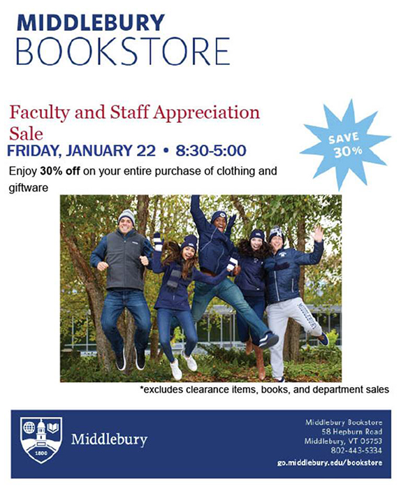 Faculty-Staff Sale