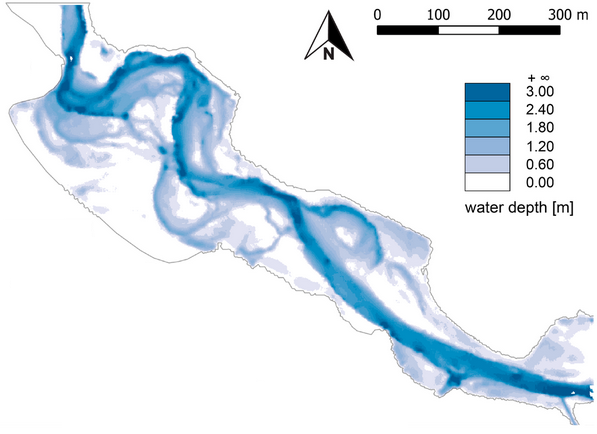 water depth map