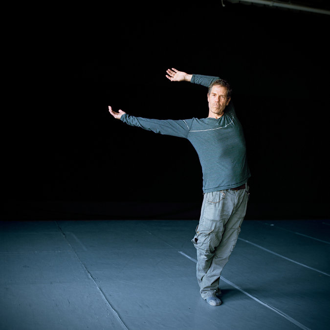Image from the New York Times Ohad Naharin, the artistic director of the Tel Aviv–based Batsheva Dance Company and the inventor of Gaga, a vocabulary that provokes dancers to respond to ideas and their own sensations to create precise forms. Credit Michal Chelbin