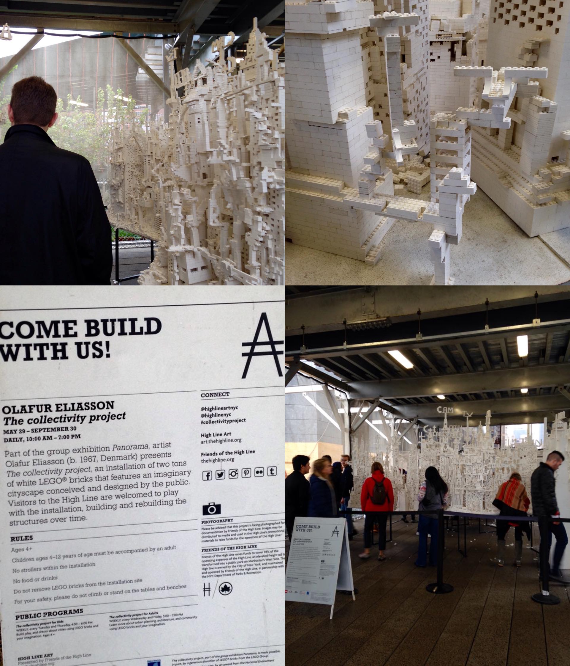 The Collectivity Project by Olafur Eliasson & public NY Highline 2015