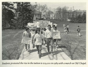 MC tuition protest 1989
