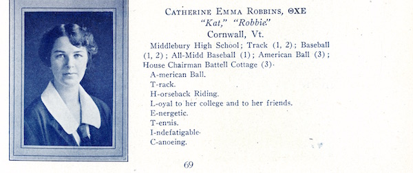 Catherine Robbins yearbook