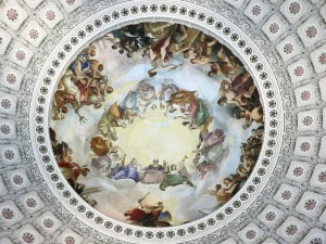 The Apotheosis of Washington http://upload.wikimedia.org/wikipedia/commons/6/69/Apotheosis_of_George_Washington.jpg