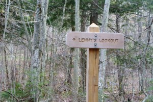 Lenny's Lookout Signpost