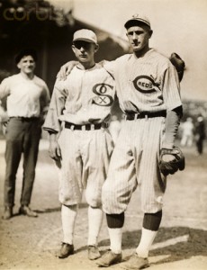 Fisher (Right) at the 1919 World Series