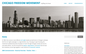 Chicago Freedom Movement web site