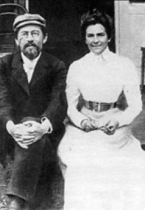 Anton_Chekhov_and_Olga_Knipper,_1901