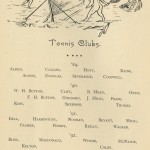 Tennis clubs (including co-eds) in the 1890 Kaleidescope.