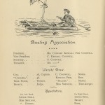 Boating Association members, 1890 Kaleidescope.