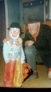 Grandpa and me, Halloween 1977