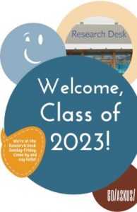 Welcome, Class of 2023!