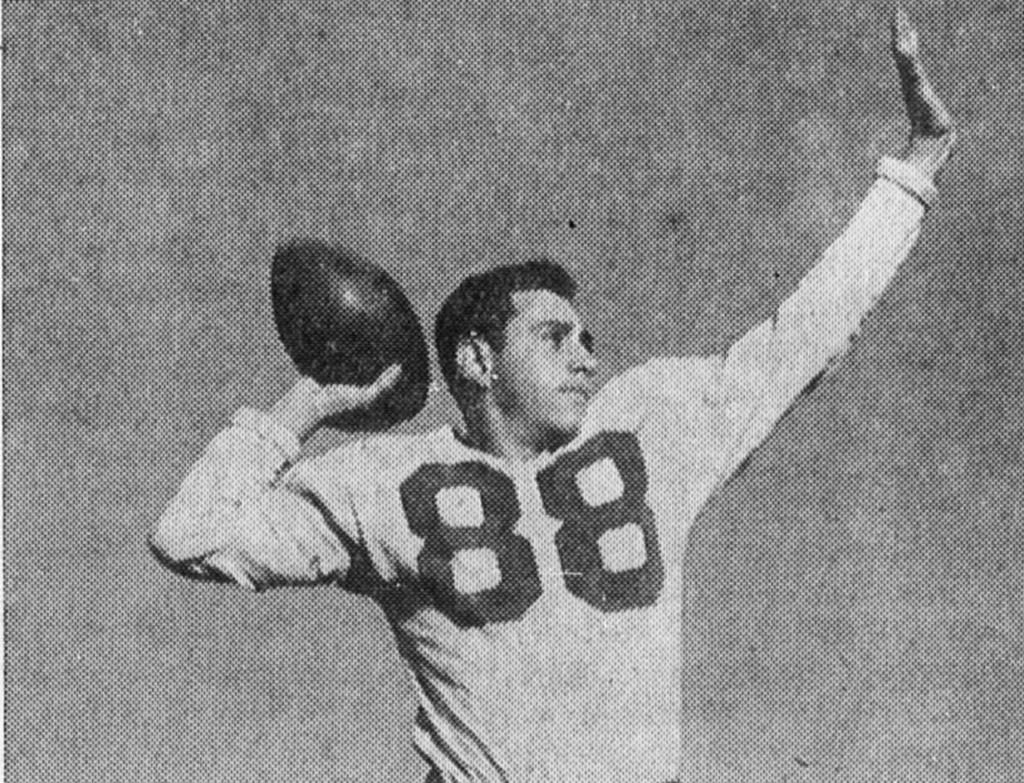Rausa played in the backfield, using his speed to make plays with his feet and an outfielder's arm to throw the ball down field.