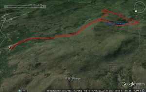 Google Earth of the run